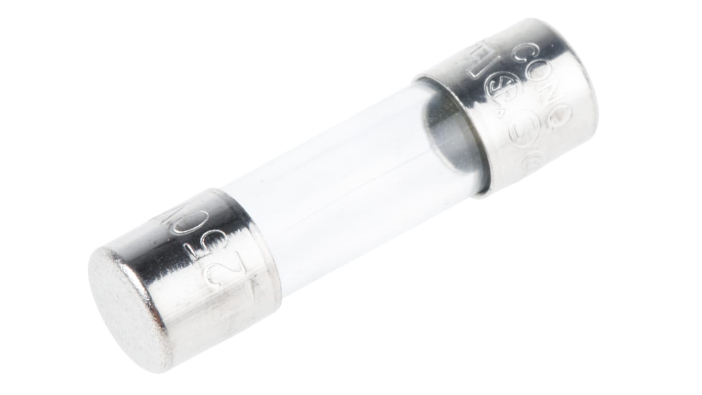 RS PRO 160mA F Glass Cartridge Fuse, 5 x 20mm