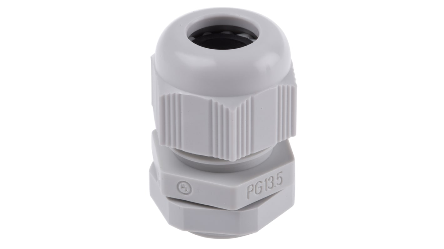 SIB SIB-TEC Kabelverschraubung, PG13.5 PA 6 Grau 5mm/ 12mm, IP68