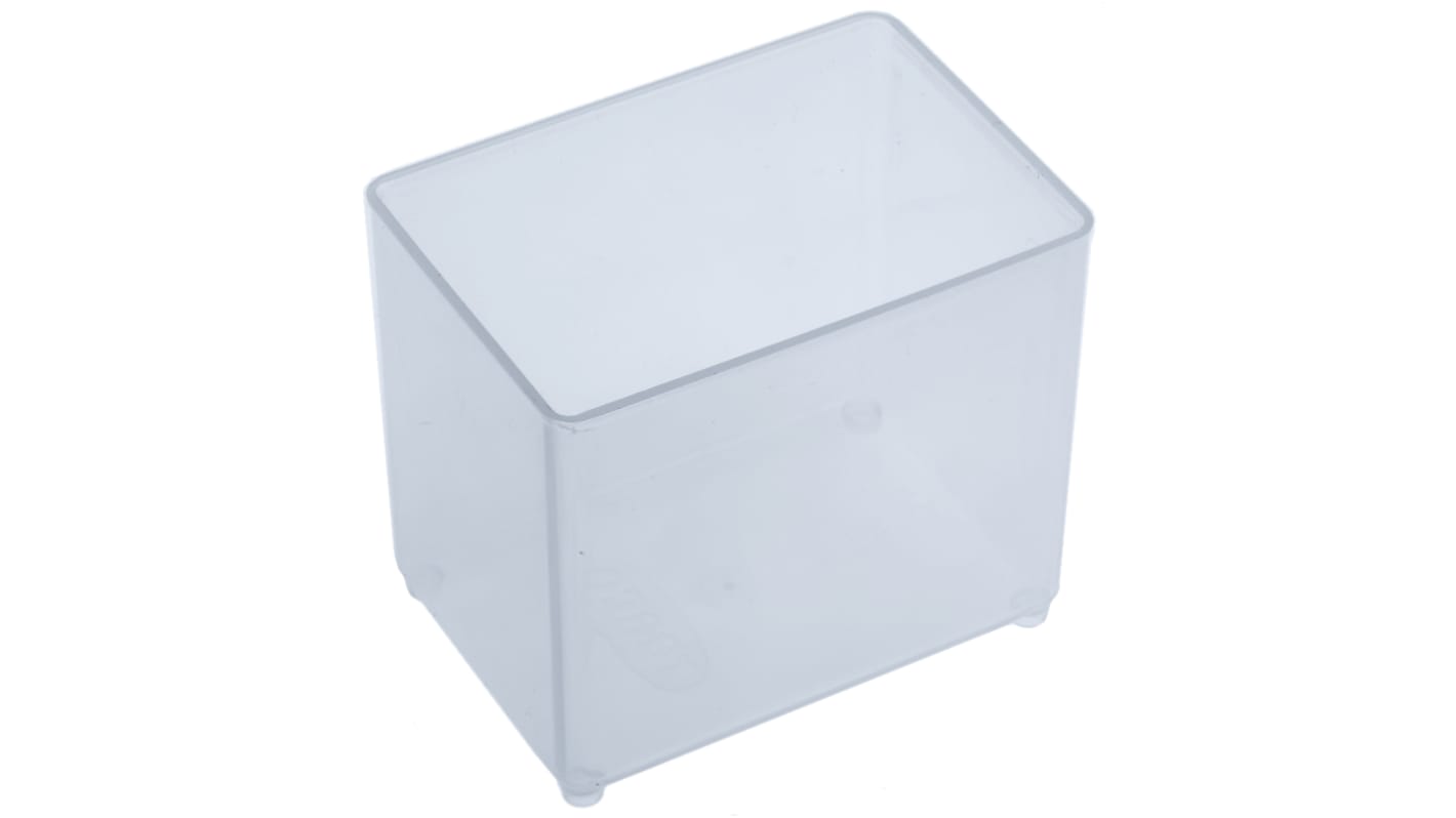 Caja organizadora Raaco de PP Transparente, 55mm x 79mm x 69mm