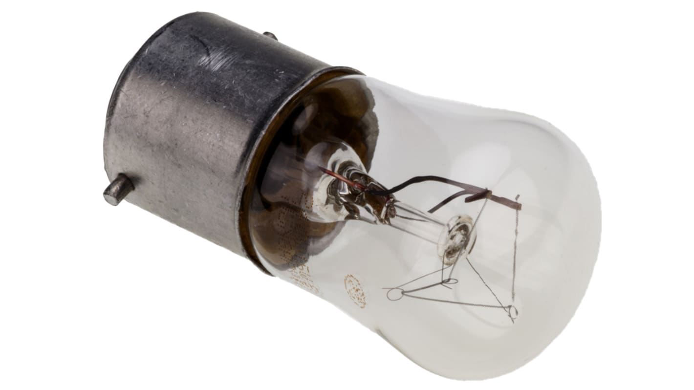 Clear BC cap GLS pygmy lamp,15W 230Vac