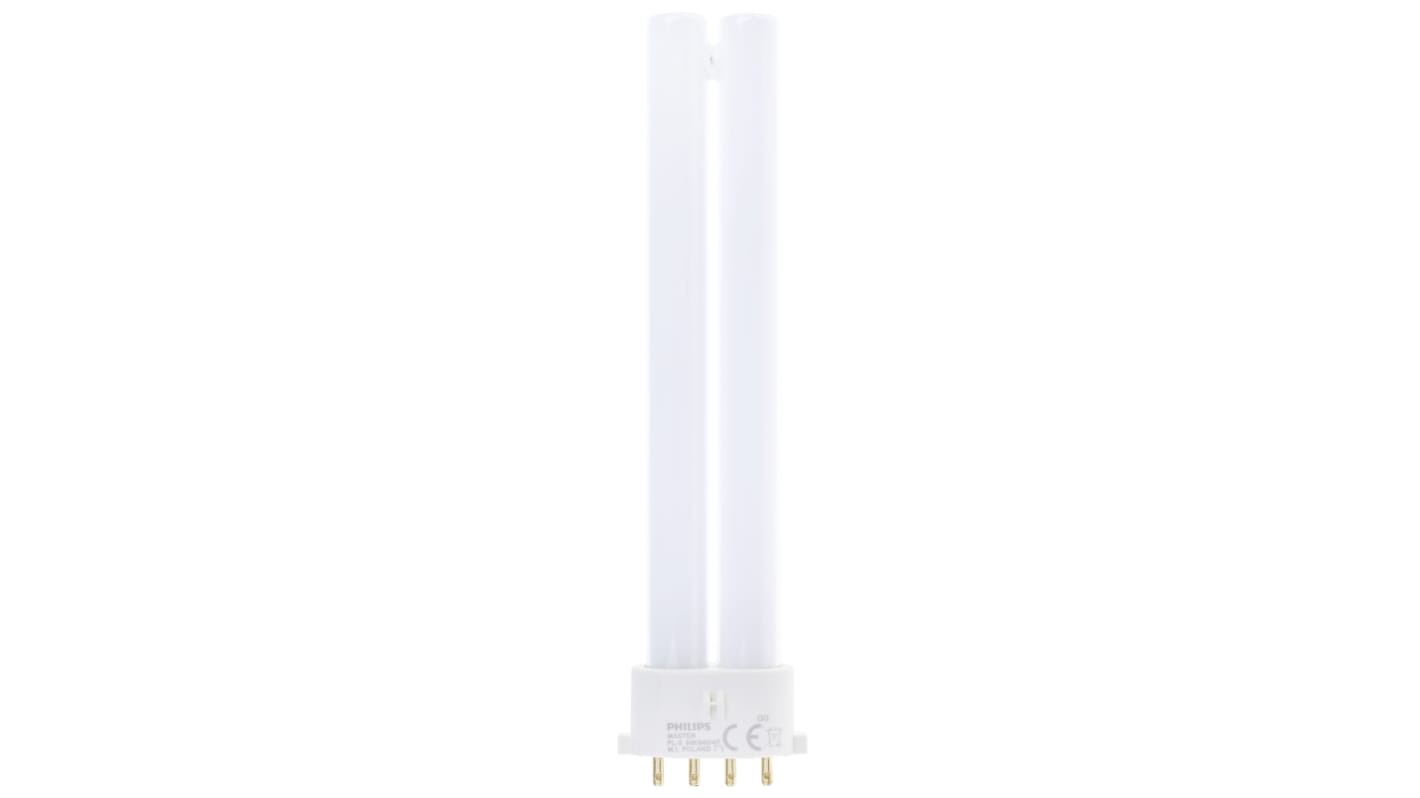 2G7 Twin Tube Shape CFL Bulb, 9 W, 2700K, Warm White Colour Tone
