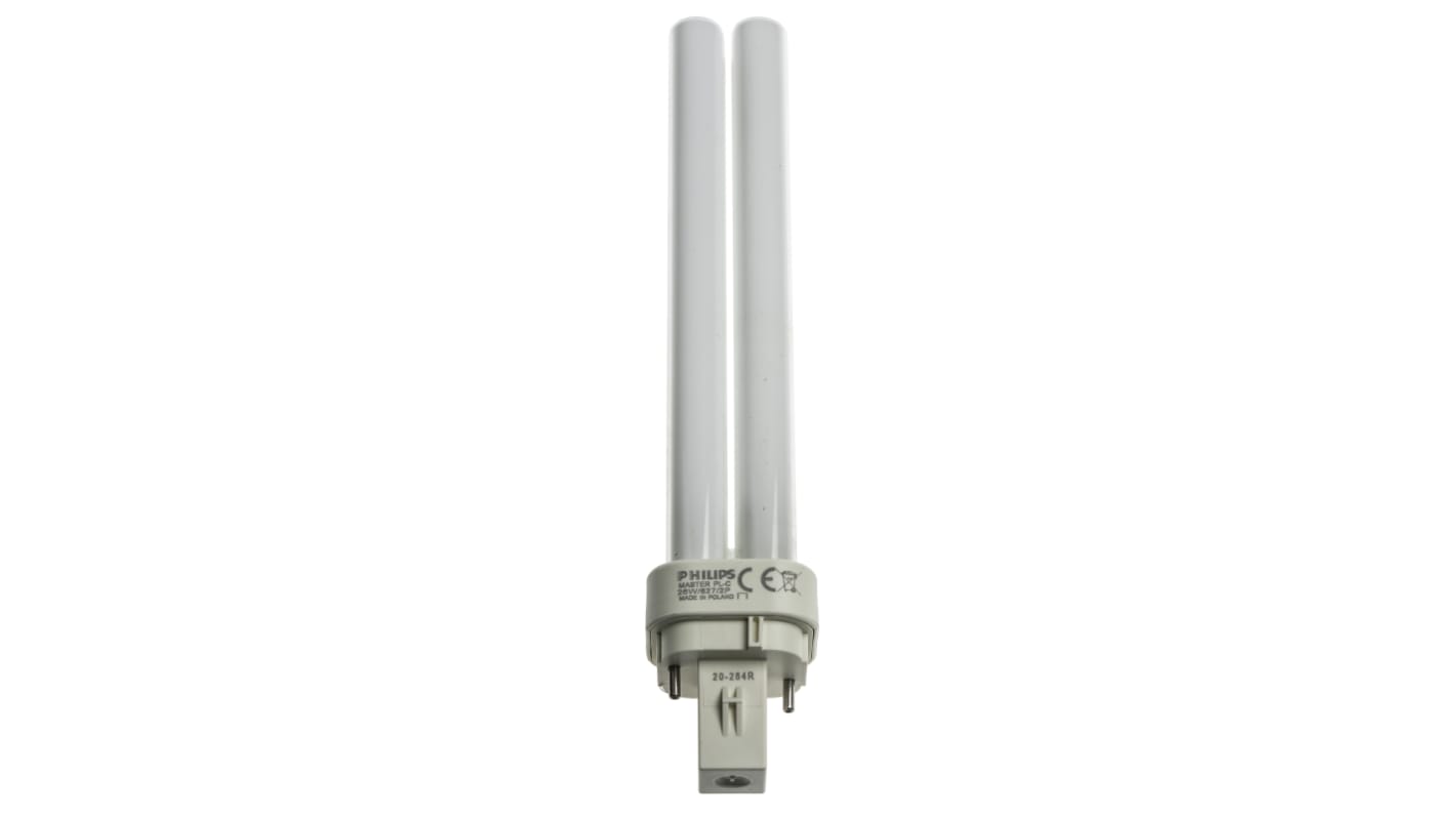 Lampadina fluorescente Philips Lighting con base G24d-3, 26 W, 2700K (Bianco caldo), forma 2D