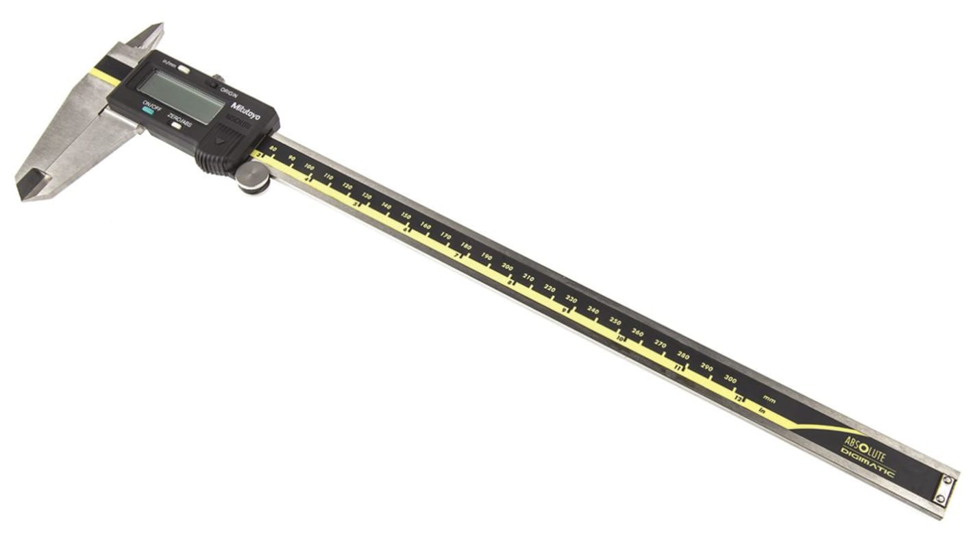 Mitutoyo 300mm, 12in Digital Caliper 0.01 mm Resolution, Imperial, Metric