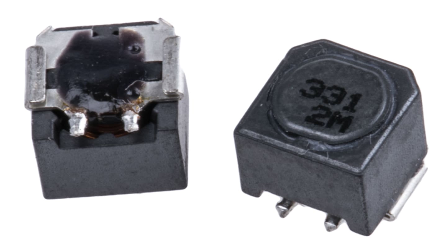 Inductance bobinée CMS 330 μH, 330mA max , dimensions 6.4 x 6 x 5mm, série ELL6UH