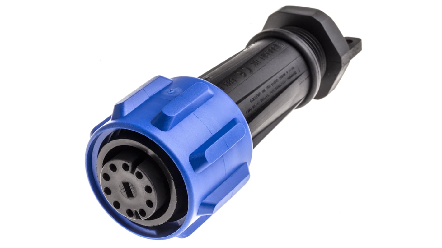 Bulgin Circular Connector, 10 Contacts, Cable Mount, Socket, Female, IP68, Buccaneer 900 Series