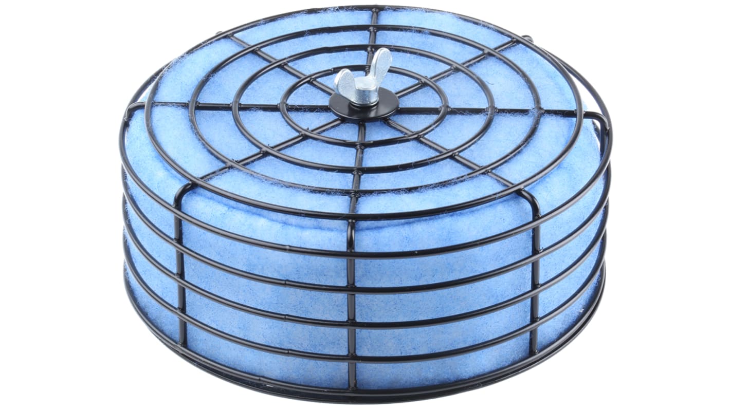 ebm-papst Fan Filter for 140 mm, 146 mm, 160 mm Fans, Viledon Filter, Steel Frame