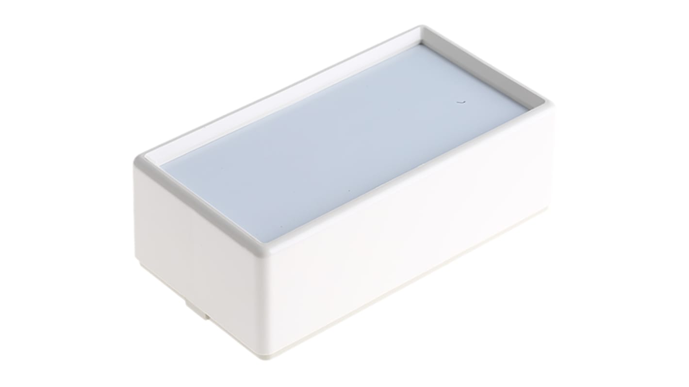 Boîtier d'instrumentation OKW Flat-Pack Case en ABS Blanc, dim. ext. 120 x 65 x 40mm