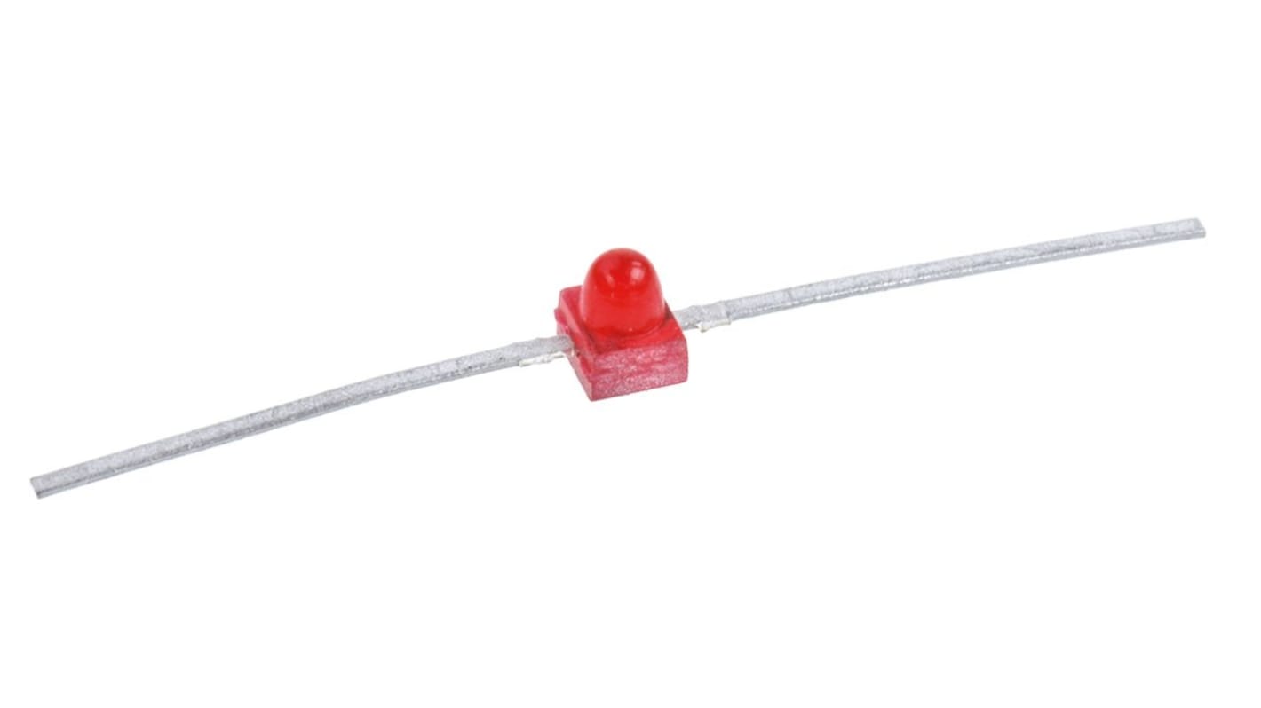 LED Rouge, Traversant, Subminiature, 1,8 V