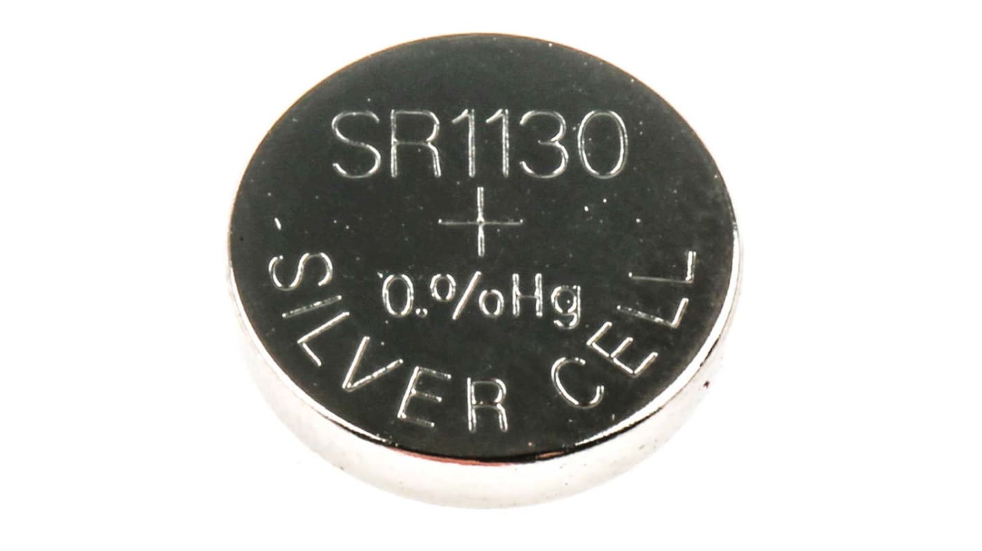 RS PRO SR54 Button Battery, 1.55V, 11.6mm Diameter | RS