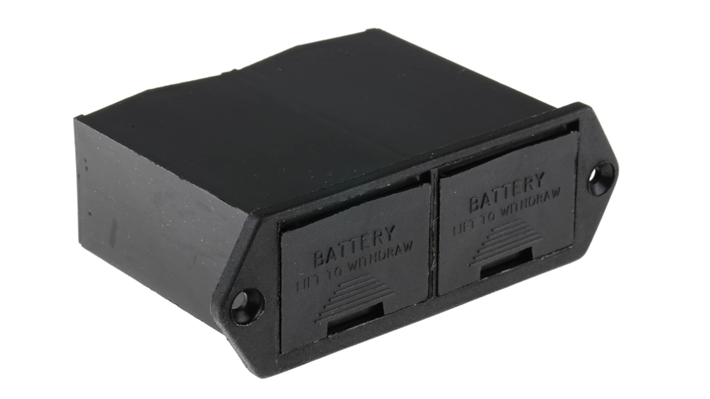 Bulgin Batteriehalter zur Schalttafelmontage für 2 x 9 V PP3 Batterien