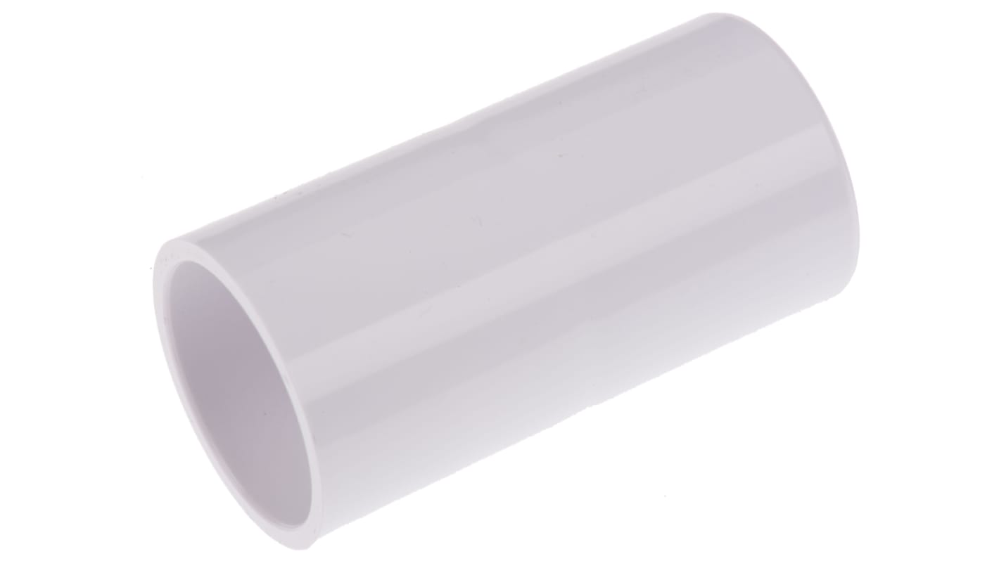 Schneider Electric Coupler, Conduit Fitting, 20mm Nominal Size, uPVC, White