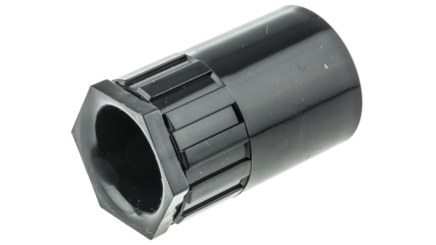 Schneider Electric Adapter, Conduit Fitting, 20mm Nominal Size, uPVC, Black