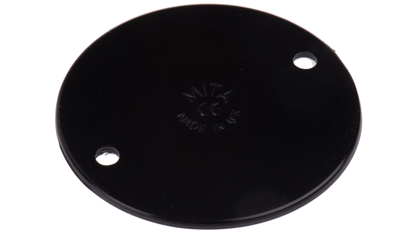 Racor para conducto Schneider Electric, Tapa circular de uPVC Negro, tamaño nom. 65mm