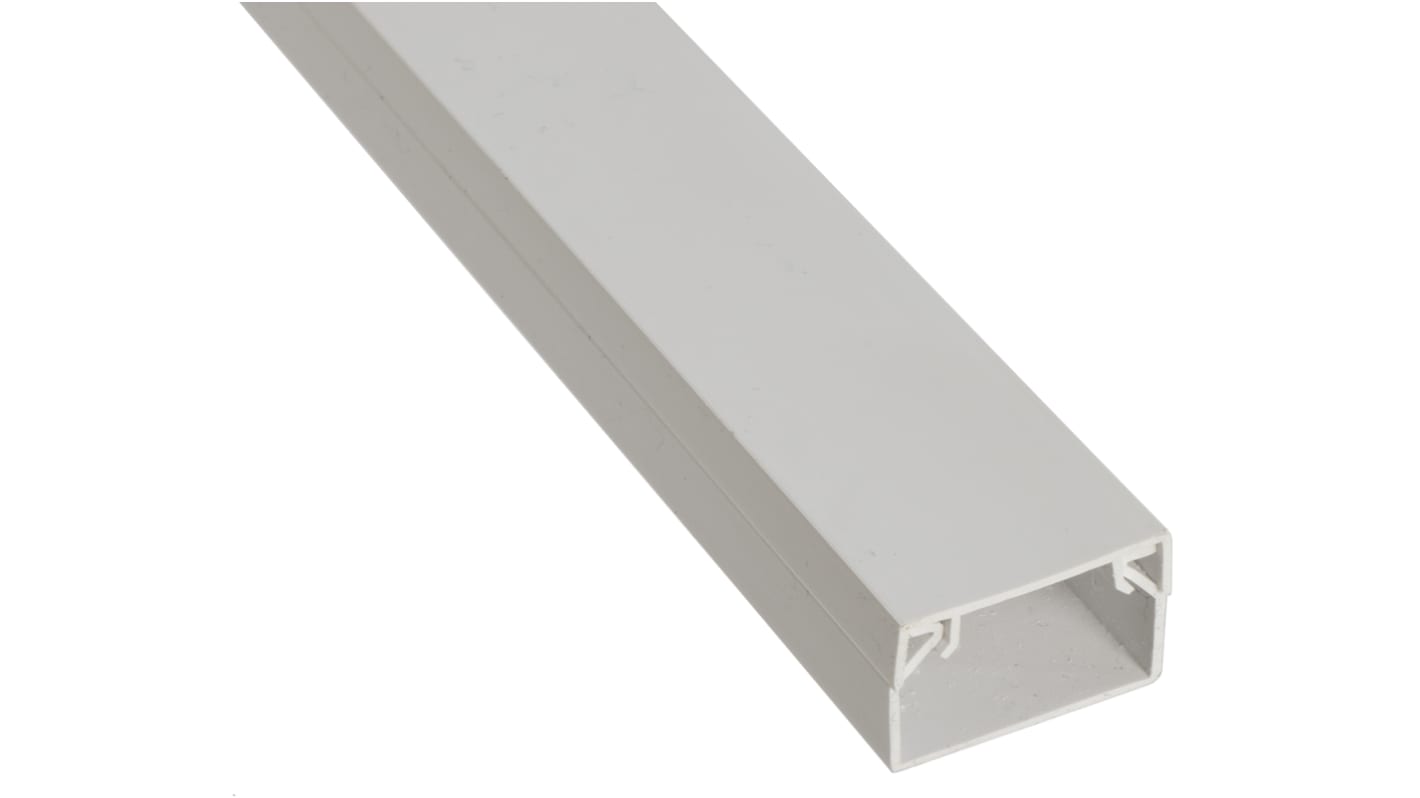 Schneider Electric EM White Mini Trunking - Closed Slot, W25 mm x D16mm, L3m, uPVC