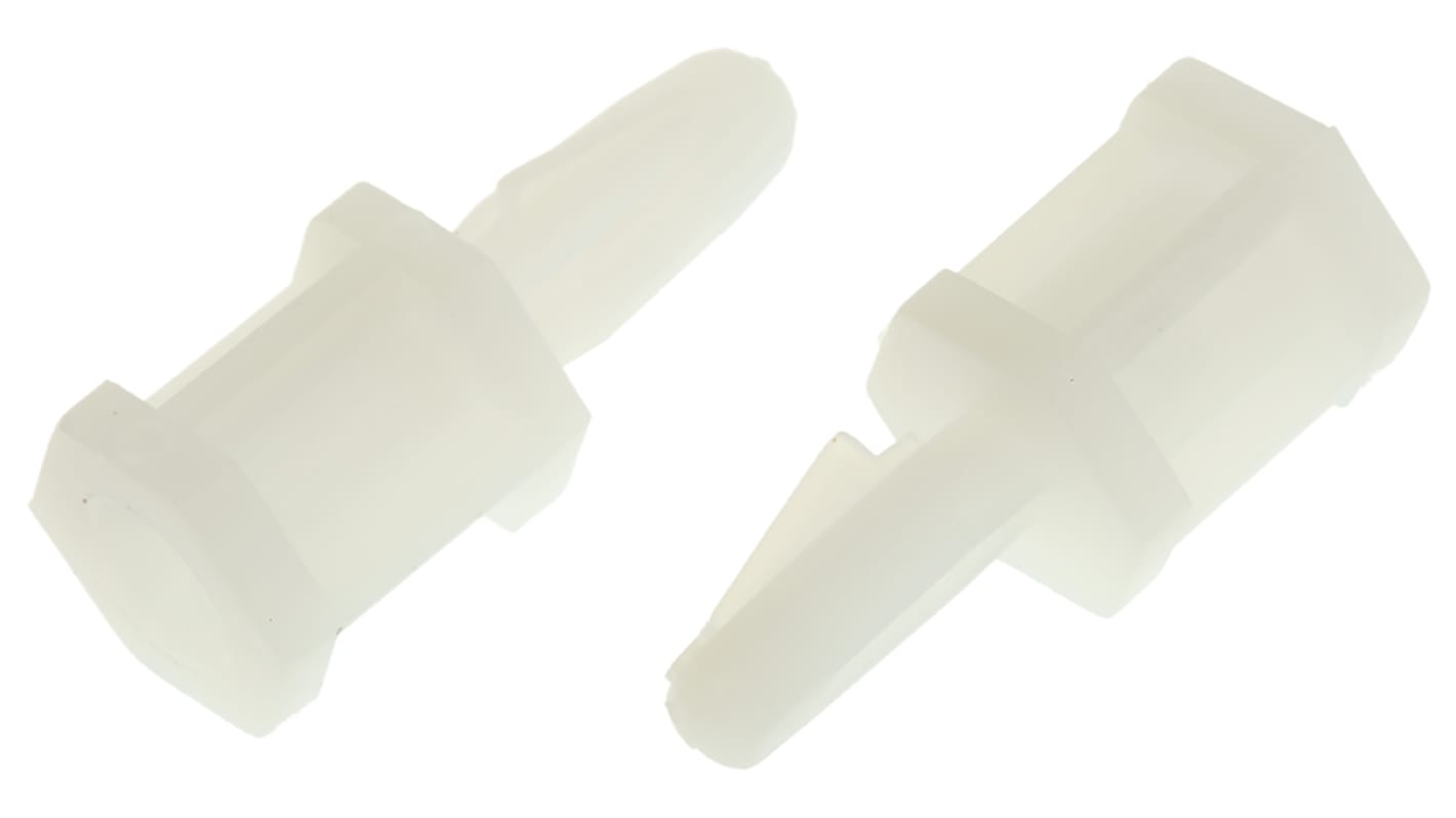 Essentra Leiterplattenträger Nylon Träger 9.5mm x 19.7mm, Auflage 7.9mm, Ø 4mm für PCB-Stärke 1.57mm