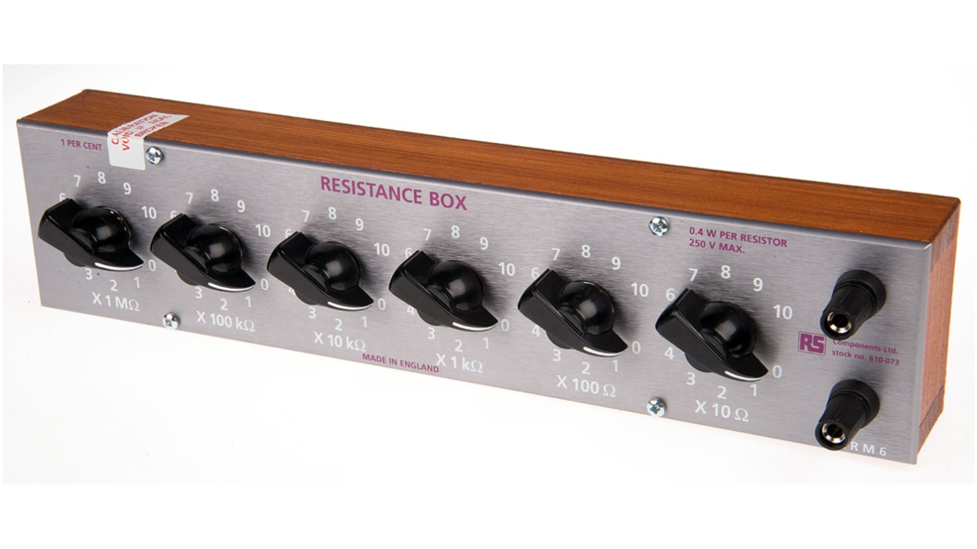 RM6 Cropico Resistance Decade Box, Resistance Resolution 10Ω