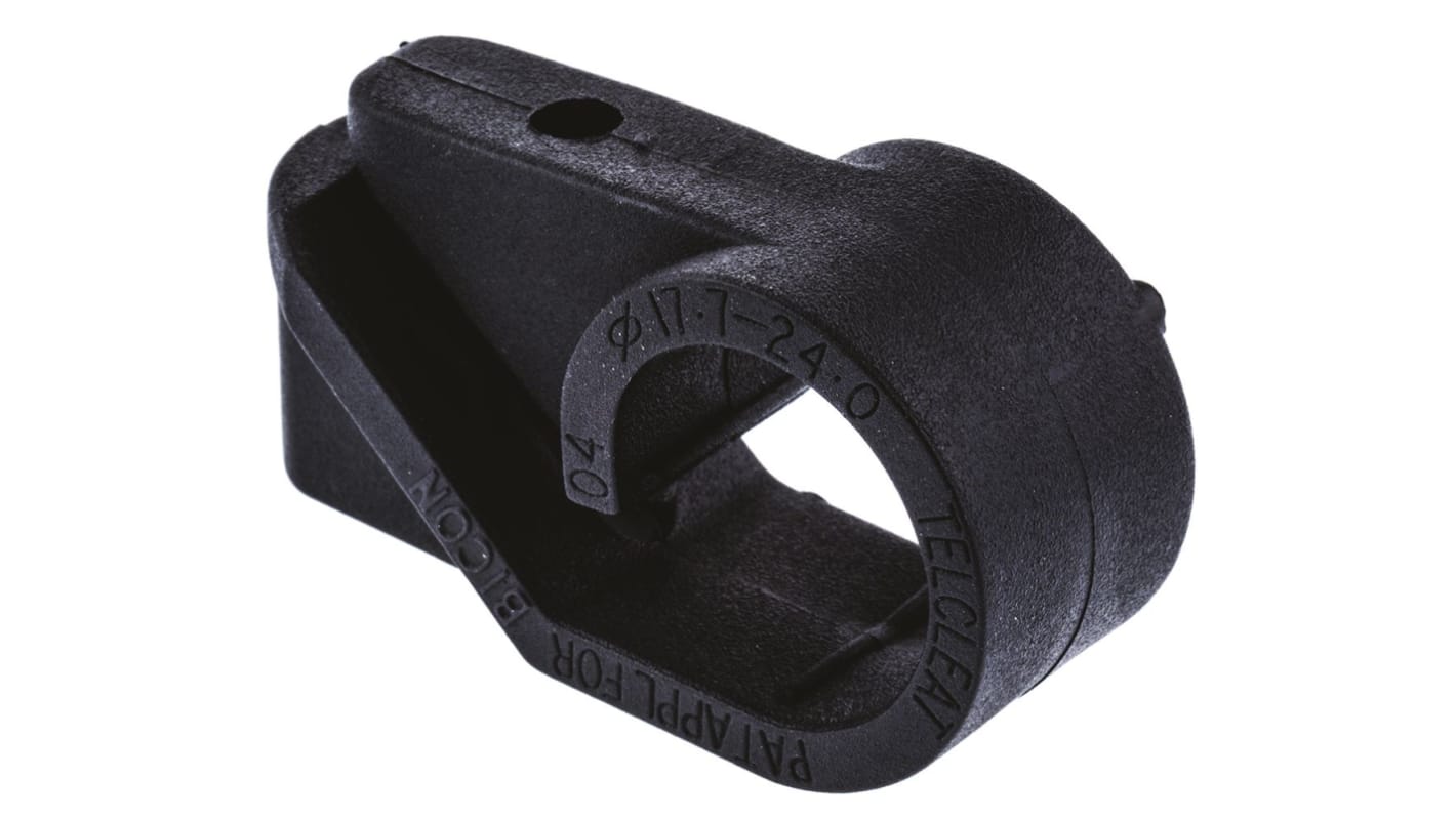 U385RS04 Prysmian Black PE Cable Clip, 24mm Max. Bundle RS