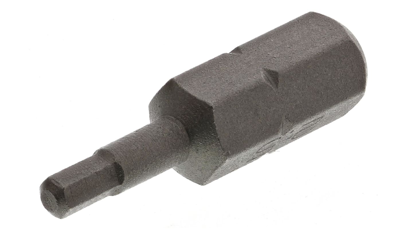 RS PRO Hexagon Screwdriver Bit, 2.5 mm Tip