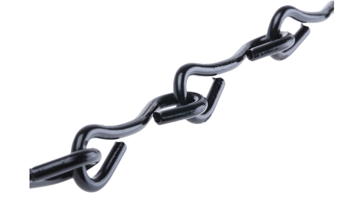 RS PRO Jack Chain, Conduit Fitting, 8mm Nominal Size, Steel, Black | RS