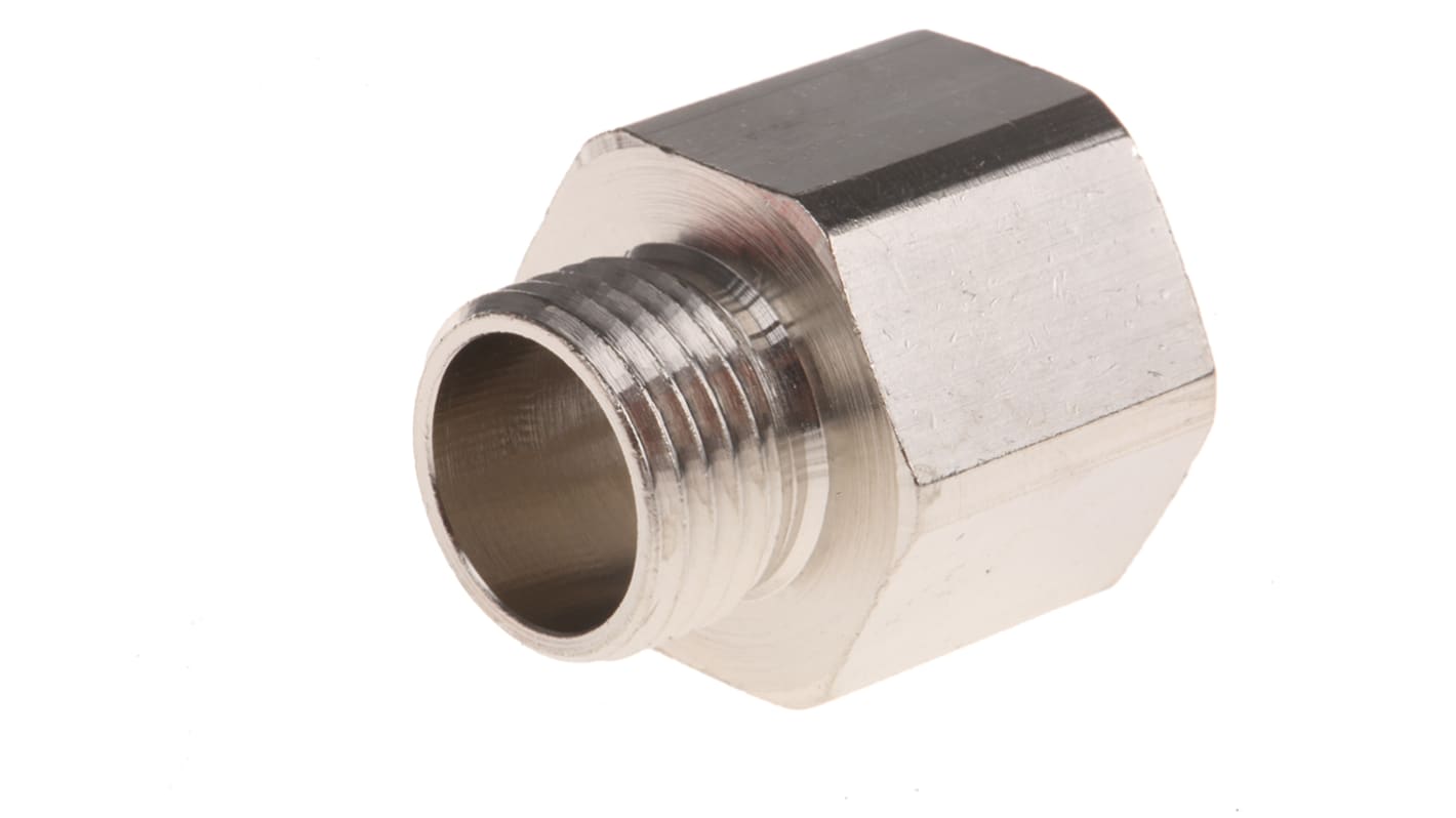 RS PRO Thread Converter, Conduit Fitting, 9mm Nominal Size, PG9 → M20, Brass