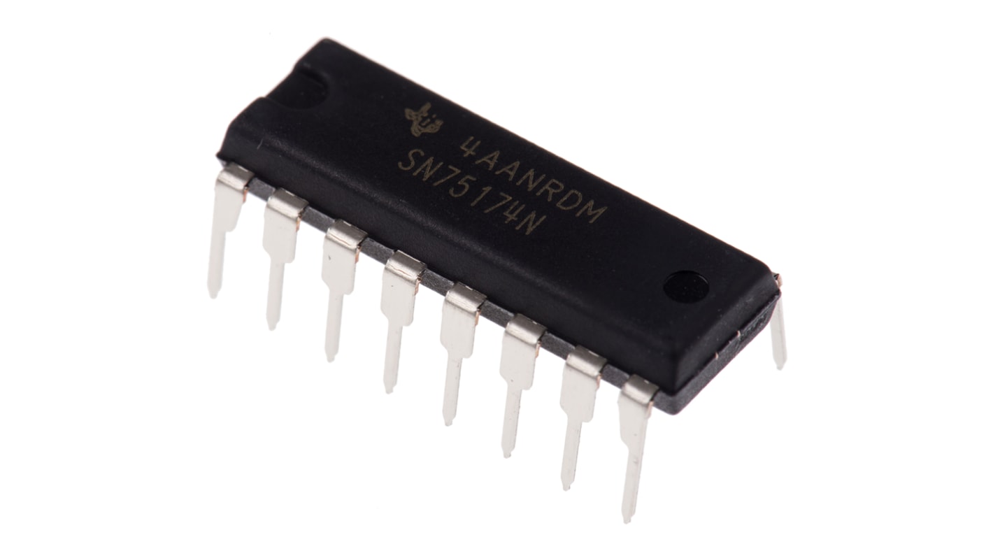 Texas Instruments ライントランスミッタスルーホール, 16-Pin, SN75174N