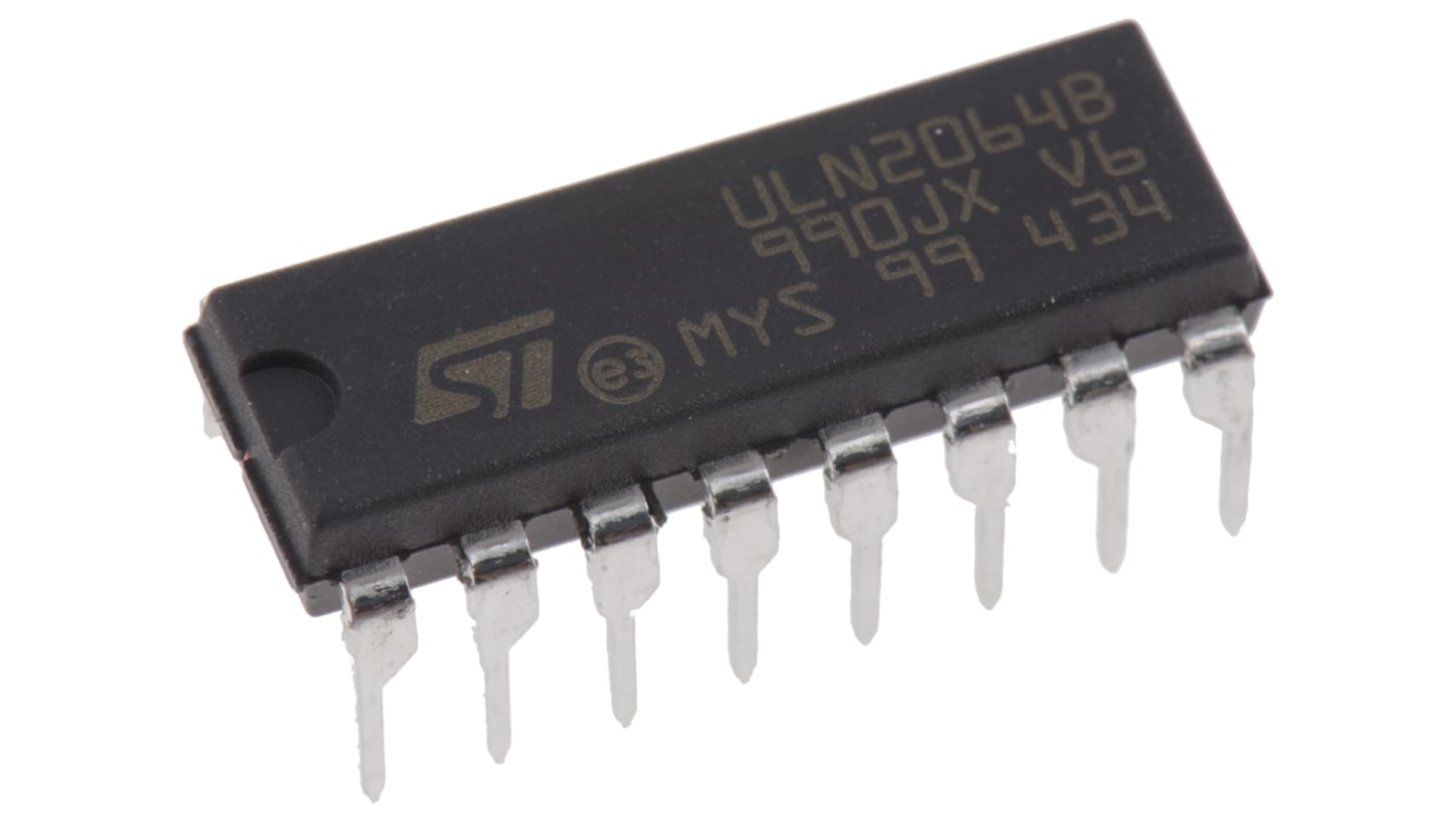 STMicroelectronics NPN ダーリントントランジスタ, 50 V, 1.75 A, 16-Pin PDIP