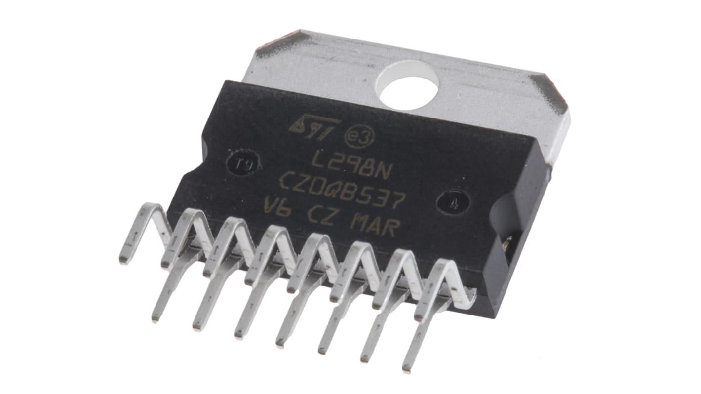 Renesas Electronics Motor Controller L298N, 4A, MULTIWATT V, 15-Pin, Schrittmotor, Zweifach-Vollbrücke