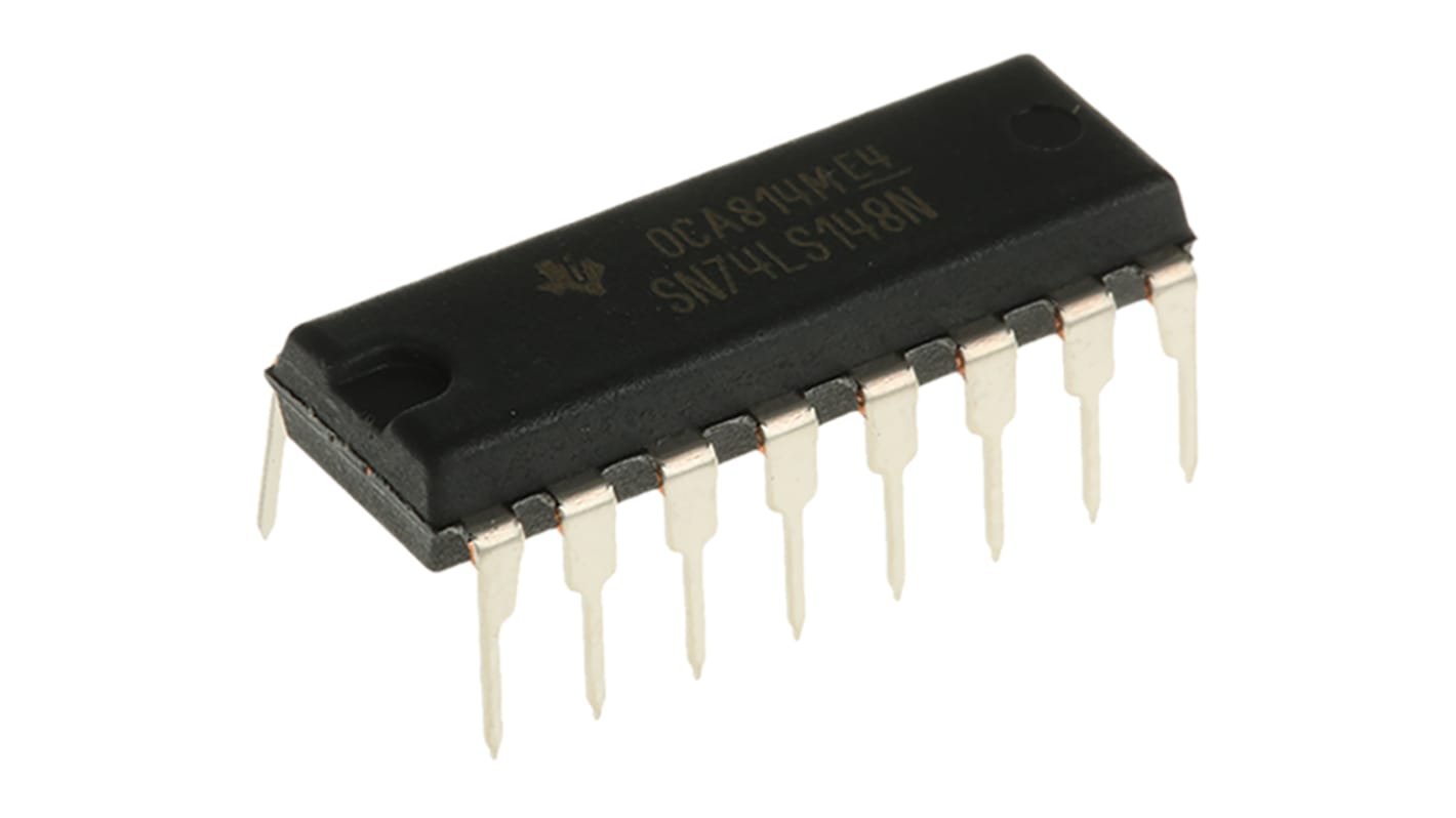 Texas Instruments SN74LS148N, Encoder 8, 16-Pin PDIP