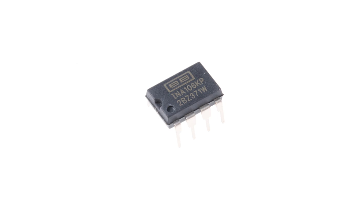 Amplificatore differenziale Texas Instruments, alimentazione Duale, Su foro, PDIP, 8 Pin