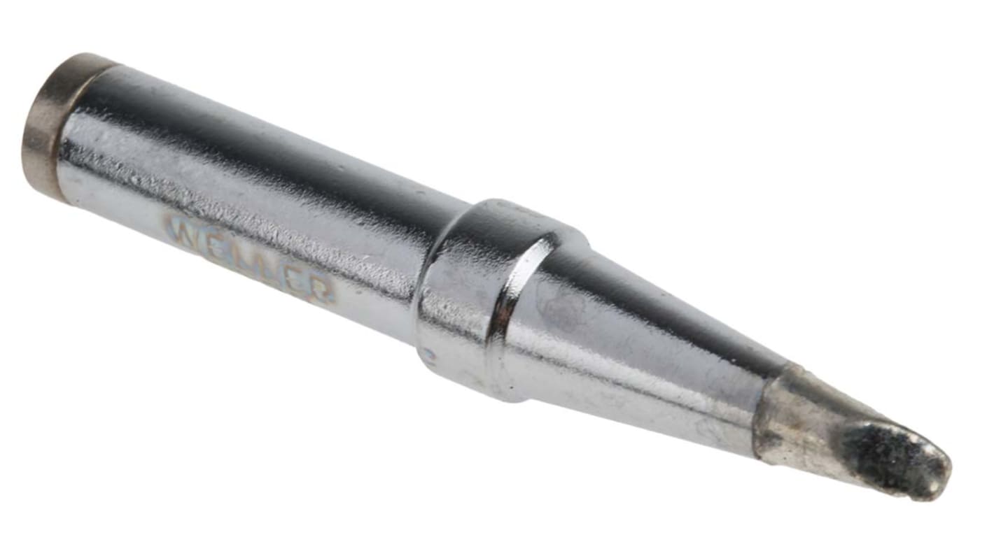 Punta de soldadura, tipo recto Weller, serie PT mod. PT BB7, punta de 2.4 mm, para usar con TCP 12, TCP 24, TCP 42,