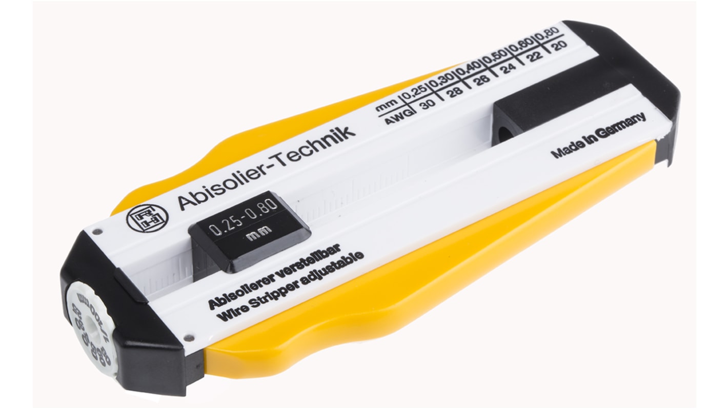 CK Abisolierwerkzeug, Draht 0.25, 0.30, 0.40, 0.50, 0.60, 0.80mm, 98 mm