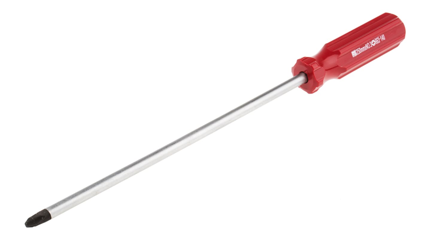 RS PRO Phillips Screwdriver, PH3 Tip, 254 mm Blade