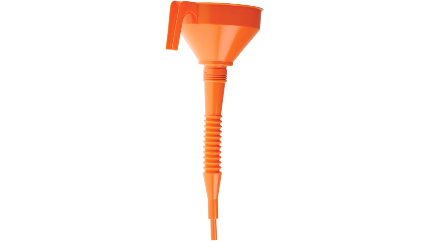 RS PRO 1.2L Plastic Heavy Duty Funnel, With 160mm Funnel Diameter, 45mm Stem Diameter