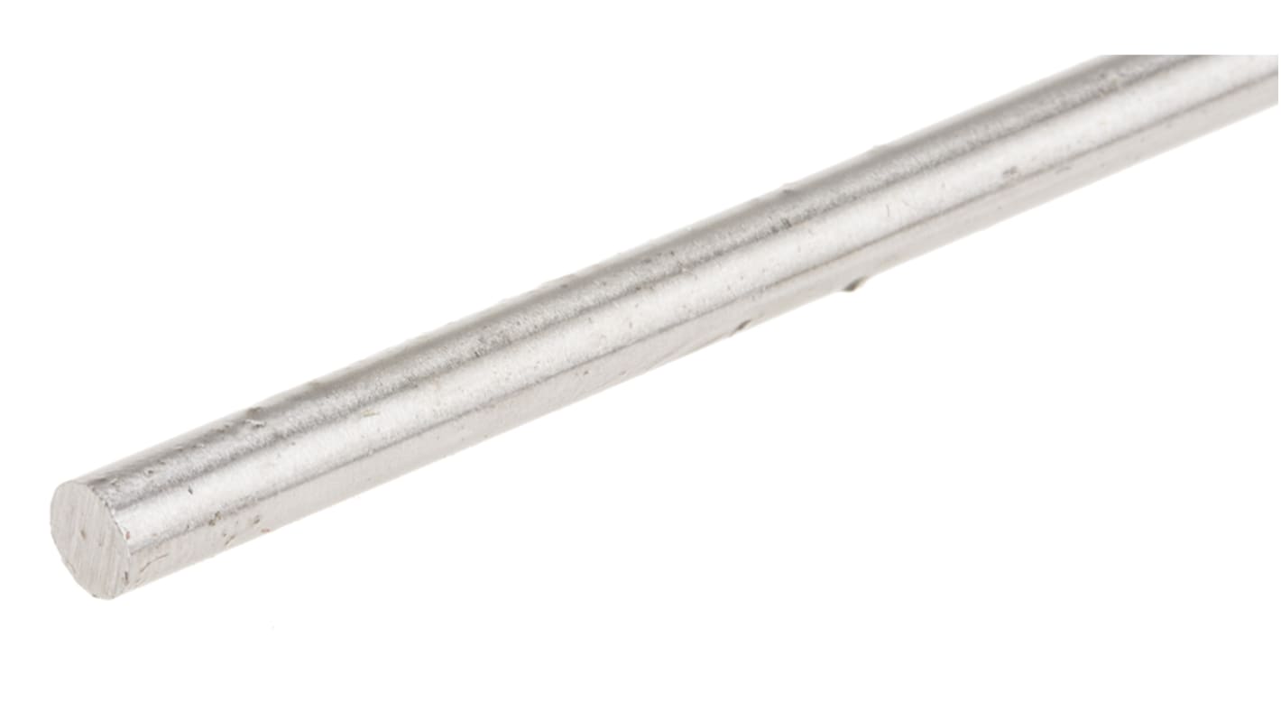 RS PRO Silver Steel Rod 3/16in Diameter, 330mm L