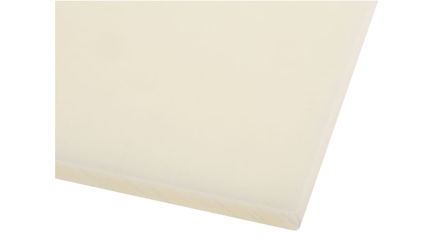 RS PRO Natural Plastic Sheet, 500mm x 300mm x 8mm