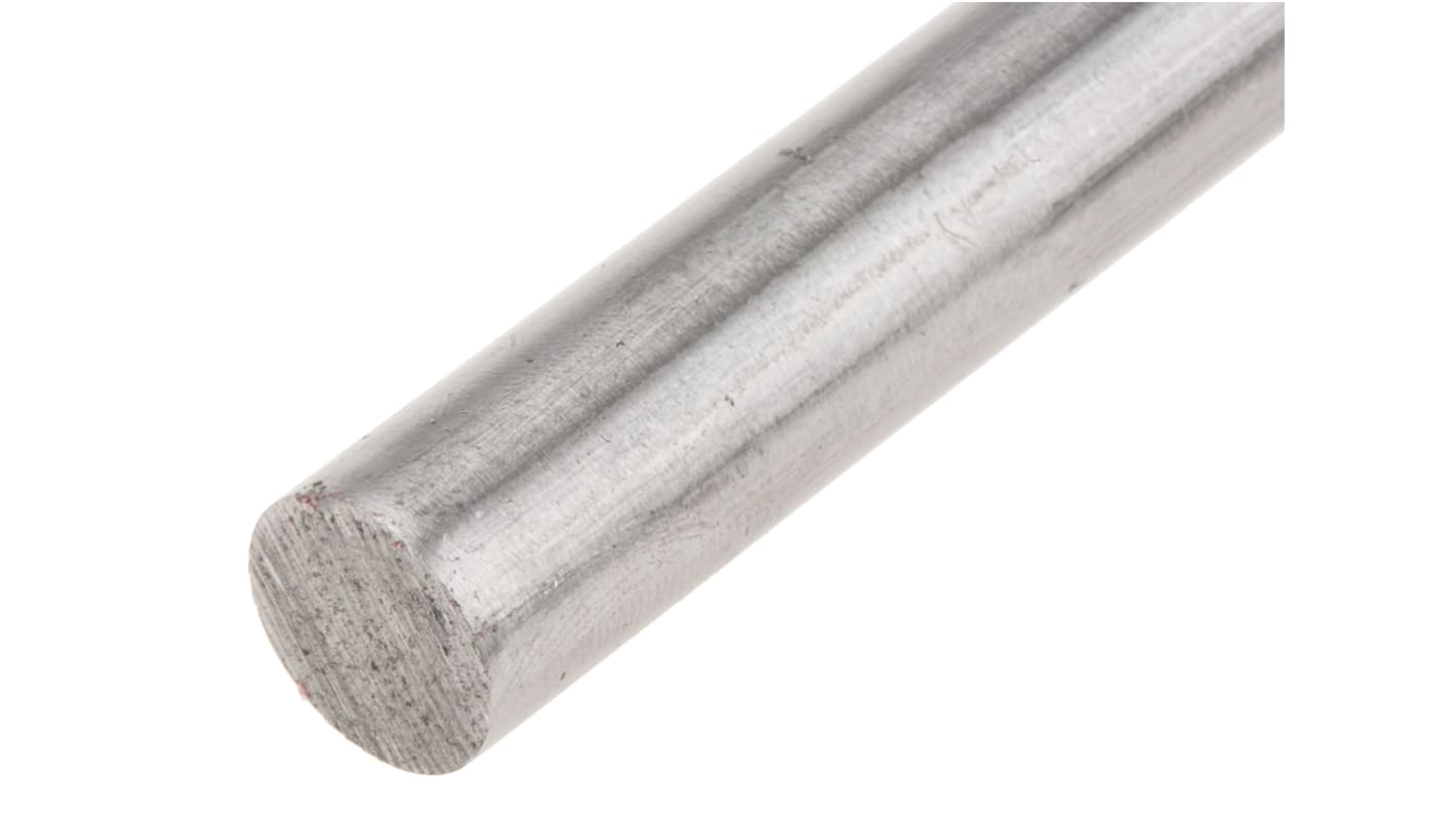 RS PRO Silver Steel Rod 12mm Diameter, 330mm L