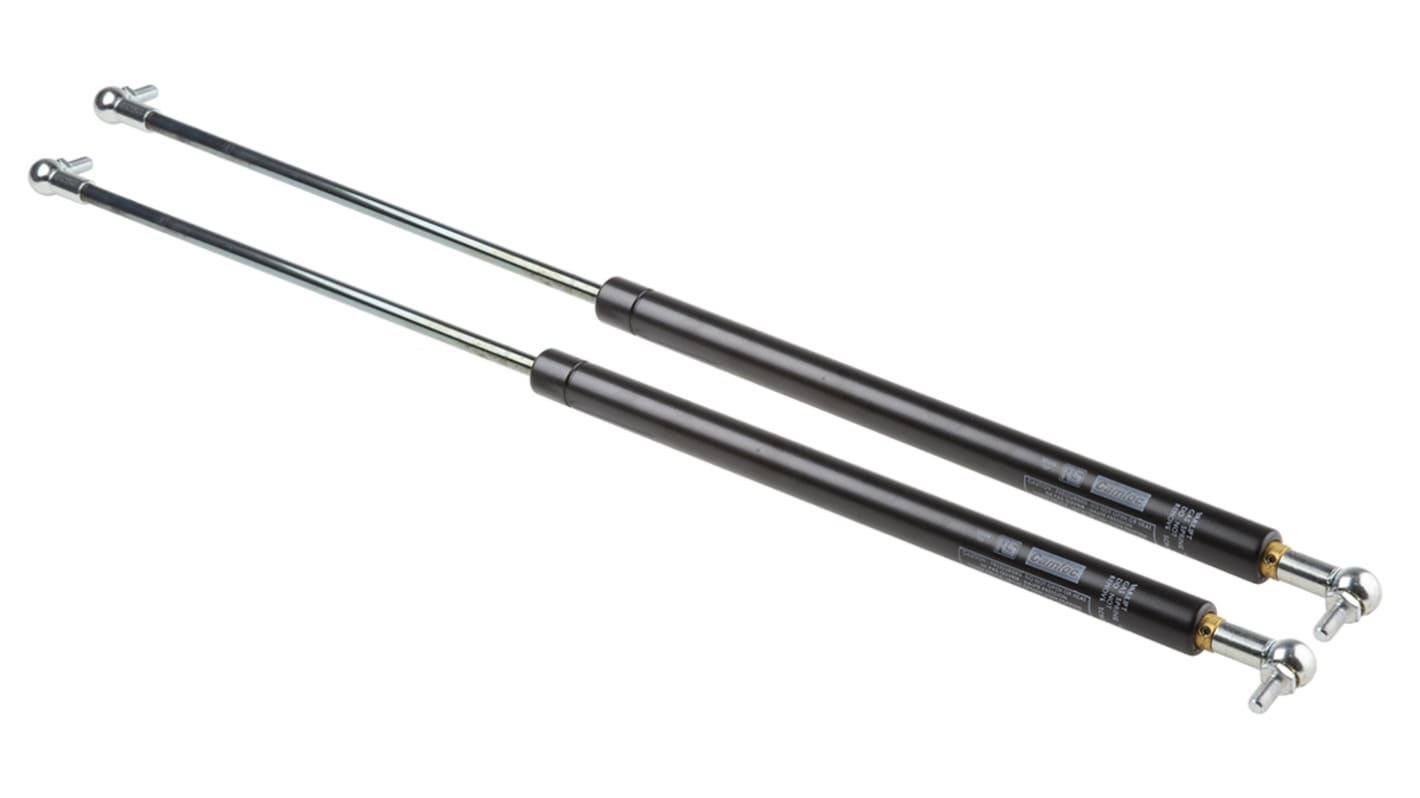 Molla a gas Camloc Gas Springs, corsa 300mm, forza 150N - 1200N, L. 645mm max.