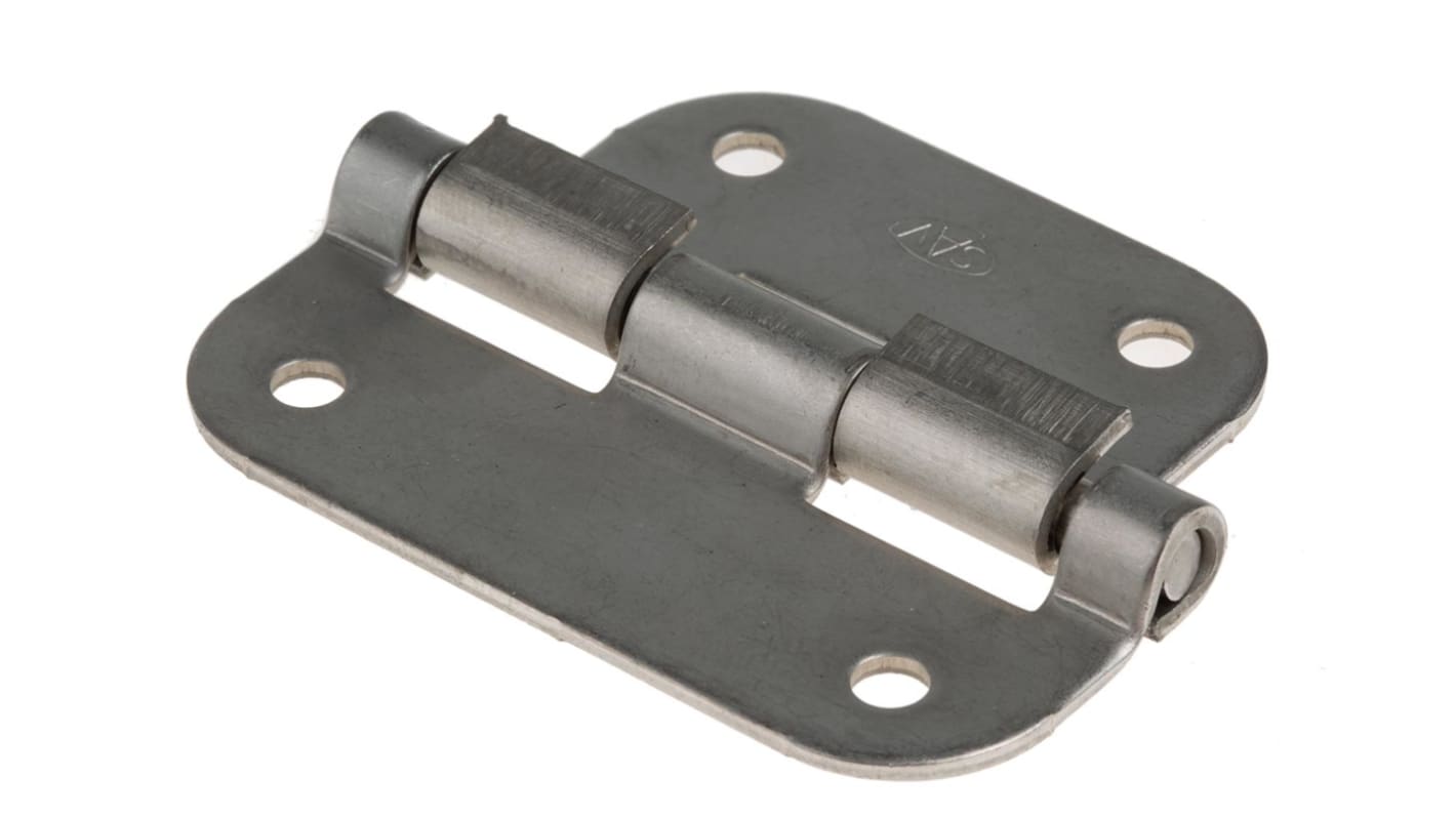 Savigny Stainless Steel Butt Hinge with a Lift-off Pin, 57mm x 52.5mm x 1.5mm