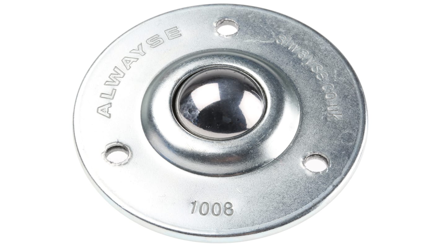 100813 ALWAYSE Ball Transfer Unit with 25mm diameter Steel ball RS