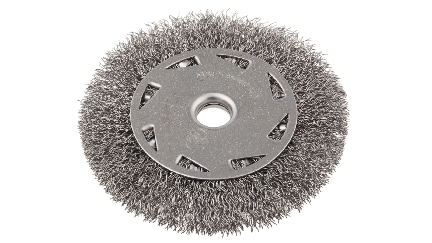 RS PRO Steel Abrasive Circular Brush, 5000rpm, 100mm Diameter