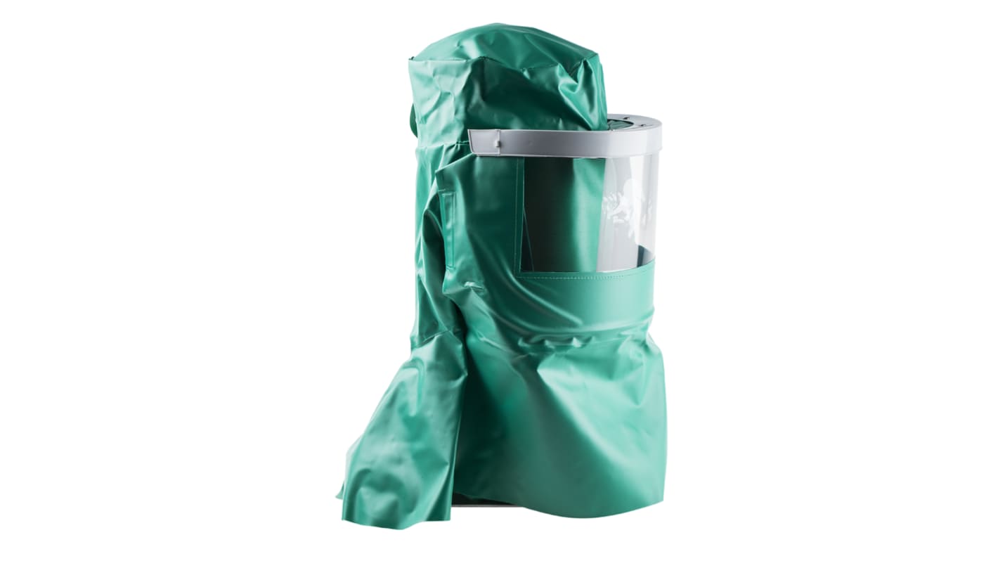 Capucha de protección Alpha Solway CCCMH/003300/GN9 Verde, No, Reutilizable, Nylon