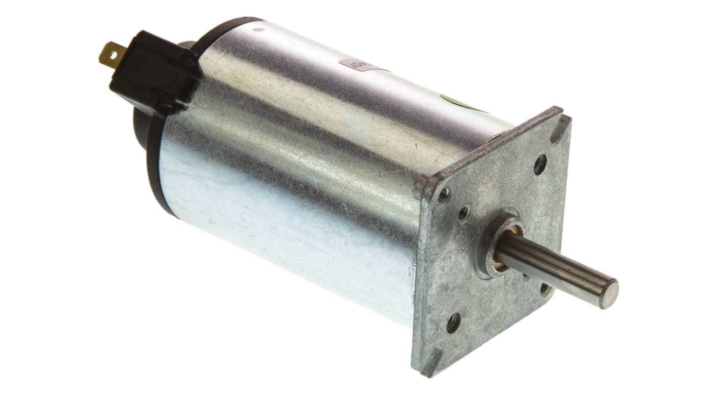 DC motor, Med børster, Hastighed: 3100 o/min., 16 W, 24 V dc