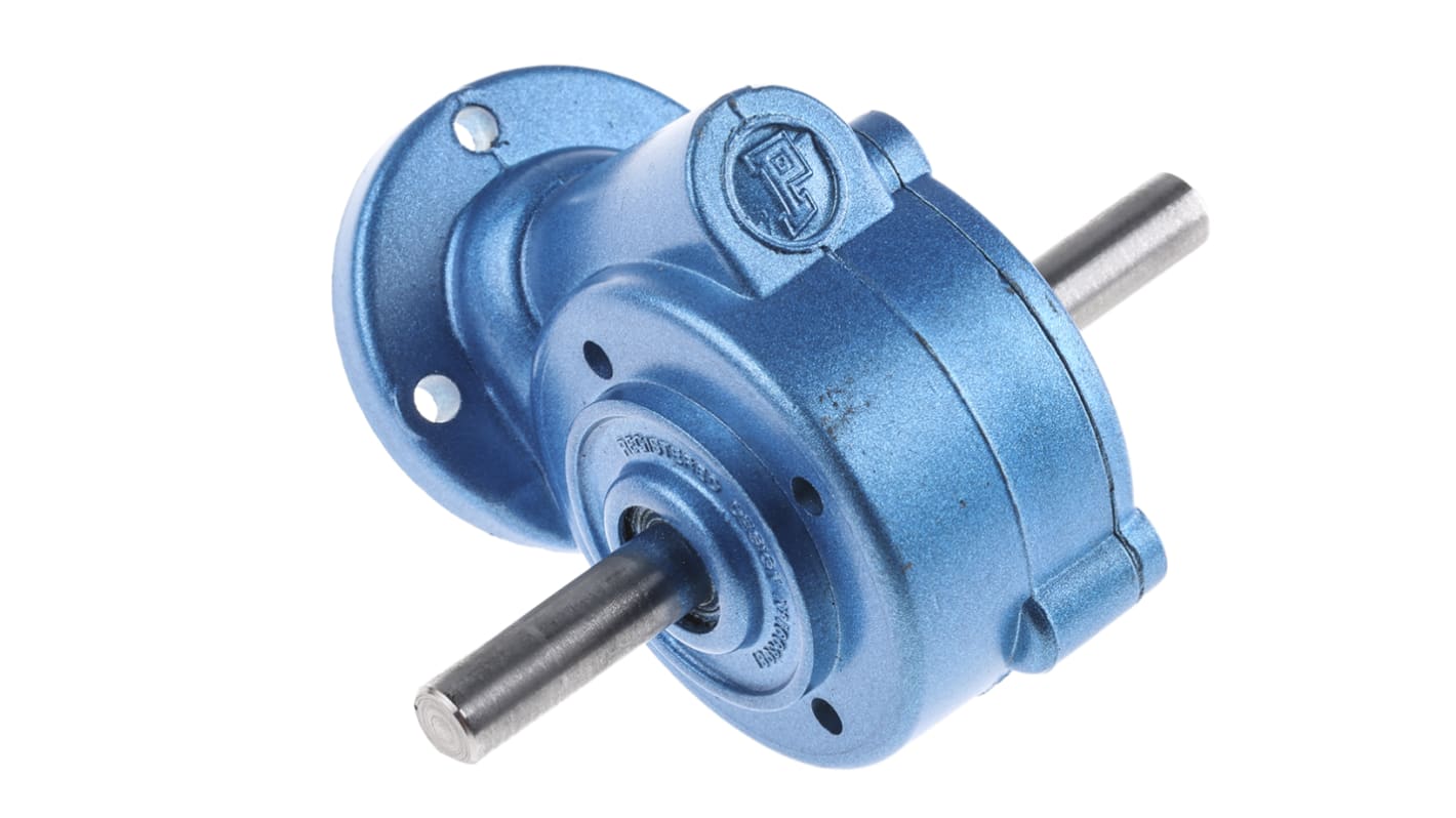 Parvalux Worm Gearbox, 8-1/3:1 Gear Ratio, 336rpm Maximum Speed