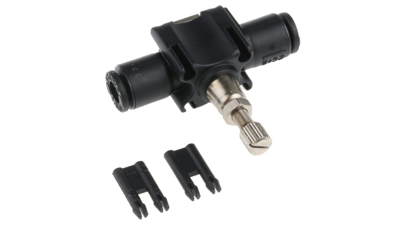 Legris 7770 Series Tube Flow Regulator, 4mm Tube Inlet Port x 4mm Tube Outlet Port