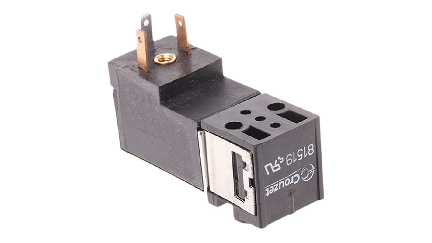 Electroválvula neumática Crouzet, Serie 81, Función 3/2, Solenoide/Piloto, Colector, 12Nl/min