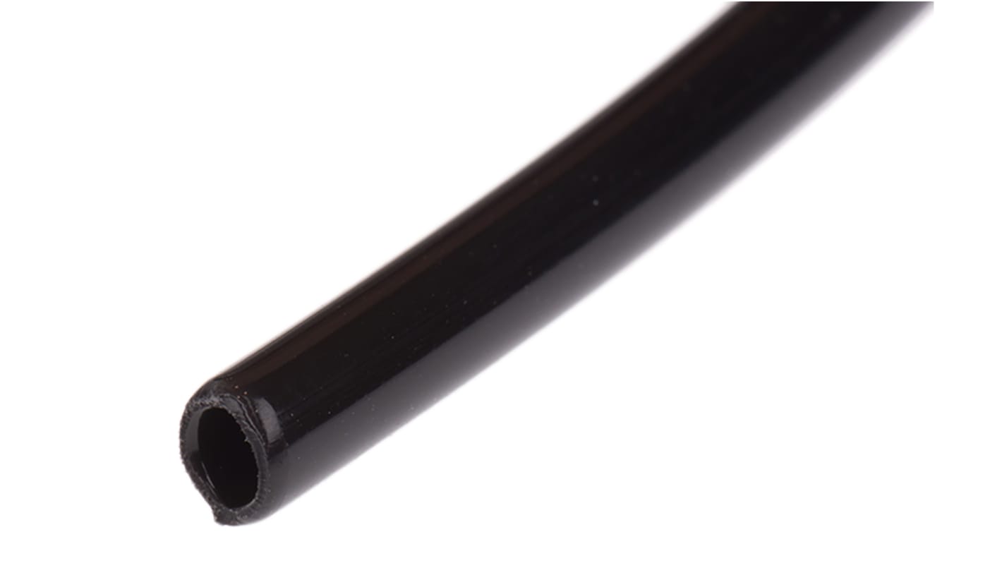 RS PRO Compressed Air Pipe Black Nylon 4mm x 30m NMSF Series