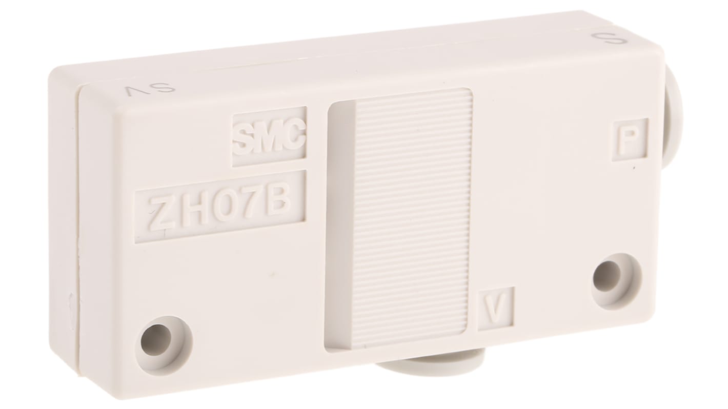 Generador de vacío SMC ZH07BS-06-06, diám. boquilla 0.7mm, -88kPa, 12l/min