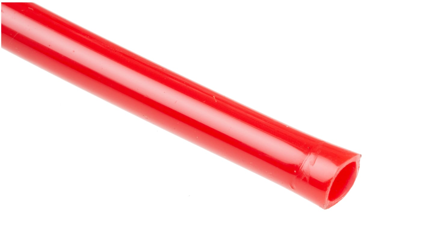 Tubo per aria compressa RS PRO in Nylon, Ø int. 3.3mm, Ø est. 5mm, lungh. 30m, col. Rosso