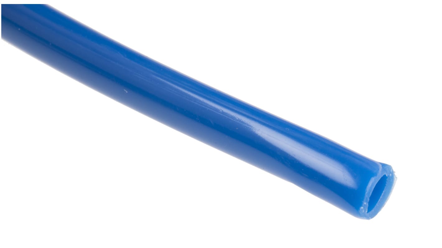 Tuyau à air comprimé RS PRO, 5mm x 3.3mm x 30m Bleu en Nylon