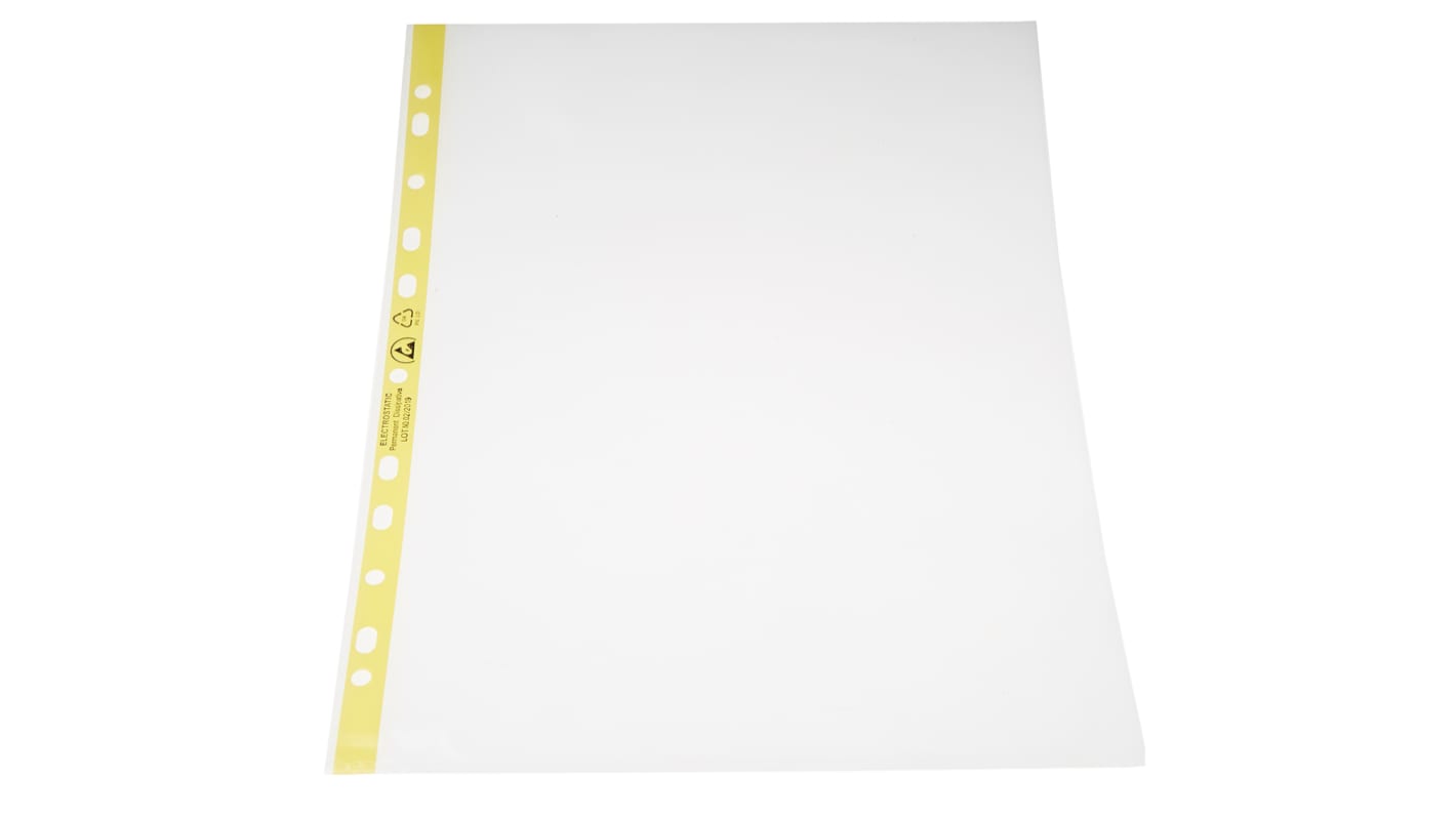 Manchon de document RS PRO x 100 A4, largeur 220mm